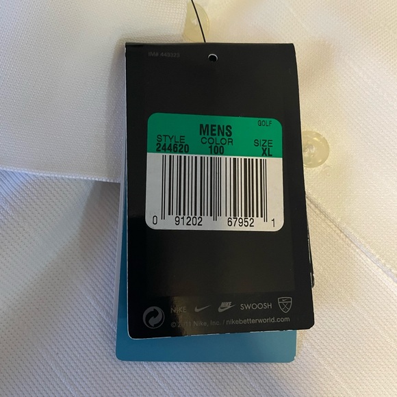 Nike Stoli Stolichnaya Vodka Custom Embroidered  Golf  Polo White Men’s XL NWT - Picture 5 of 13